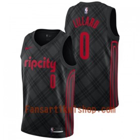 NBA Portland Trail Blazers Trikot Damian Lillard 0 Nike City Edition Swingman - Herren